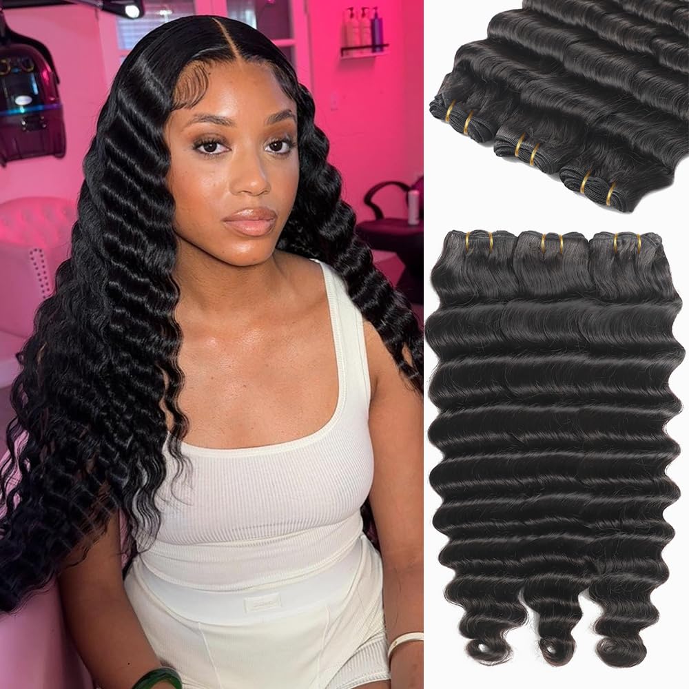Loose Deep Wave Bundles 3 Bundles Unprocessed Brazilian Virgin Human Hair