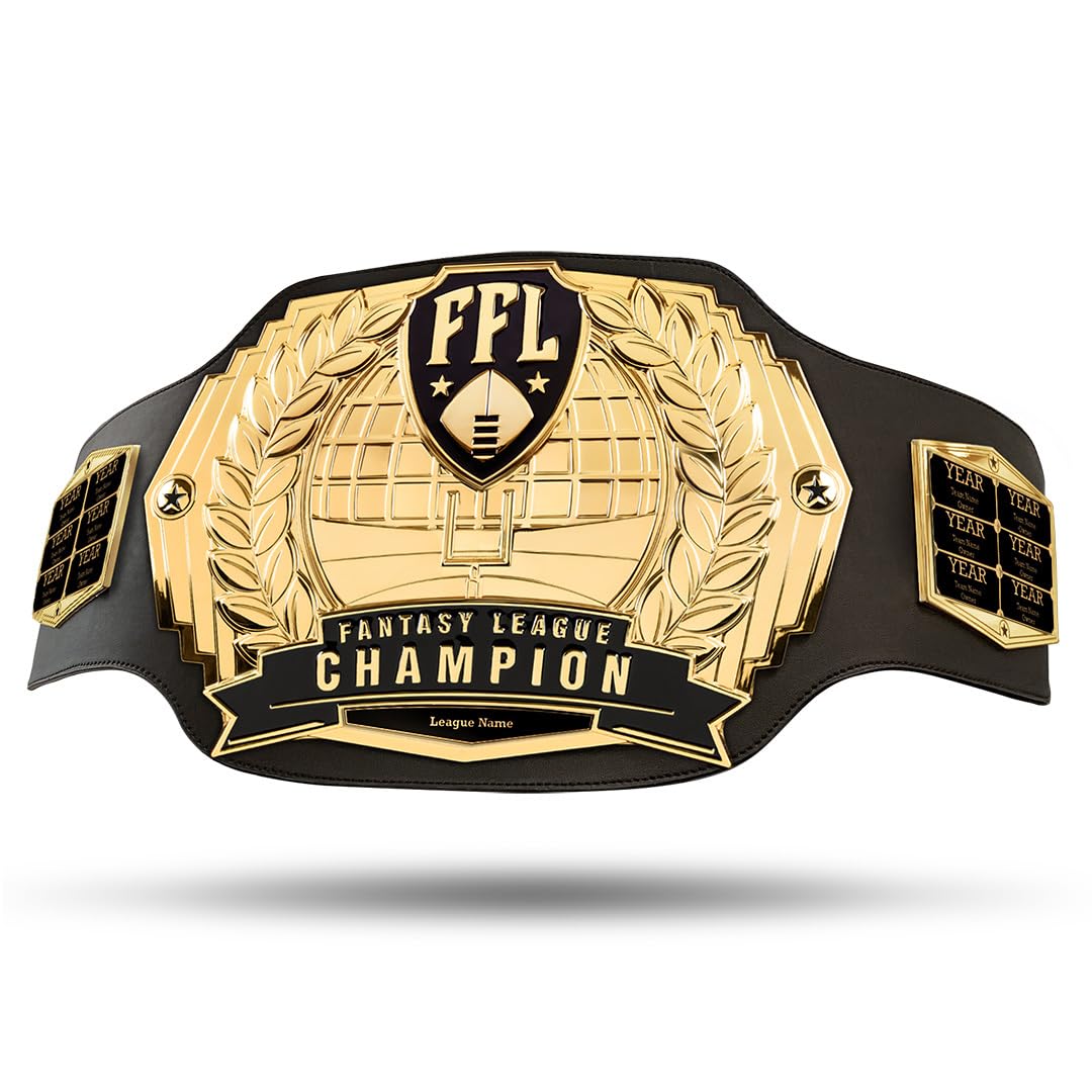 Trophysmack Fantasy Football Championship Belt 12 Year Perpetual