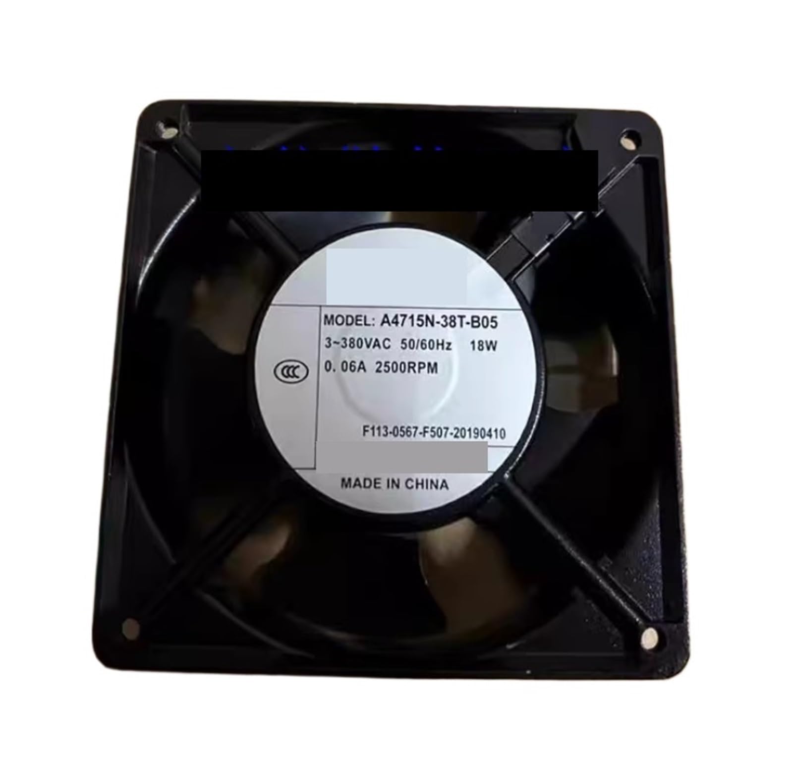 WEUSANXPL A4715N-38T-B05 AC 3-380V 0.06A 18W 120x120x38mm Cooling Fan
