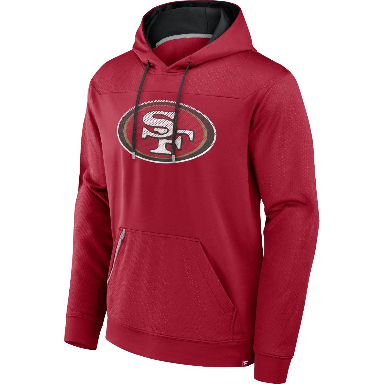 Fanatics Men's Red San Francisco 49Ers Defender Dotted Nfl Hoody - L