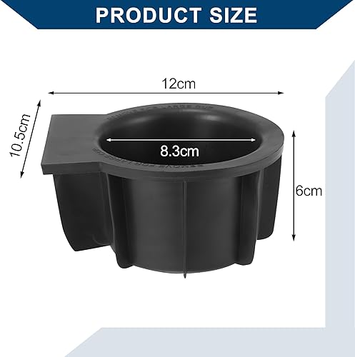 Miniatura 3 de 2L1Z7813562AAA2L1Z-7813562-AAA - Portavasos para Ford Expedition 2003-2006, coche, goma, 2 unidades, color negro