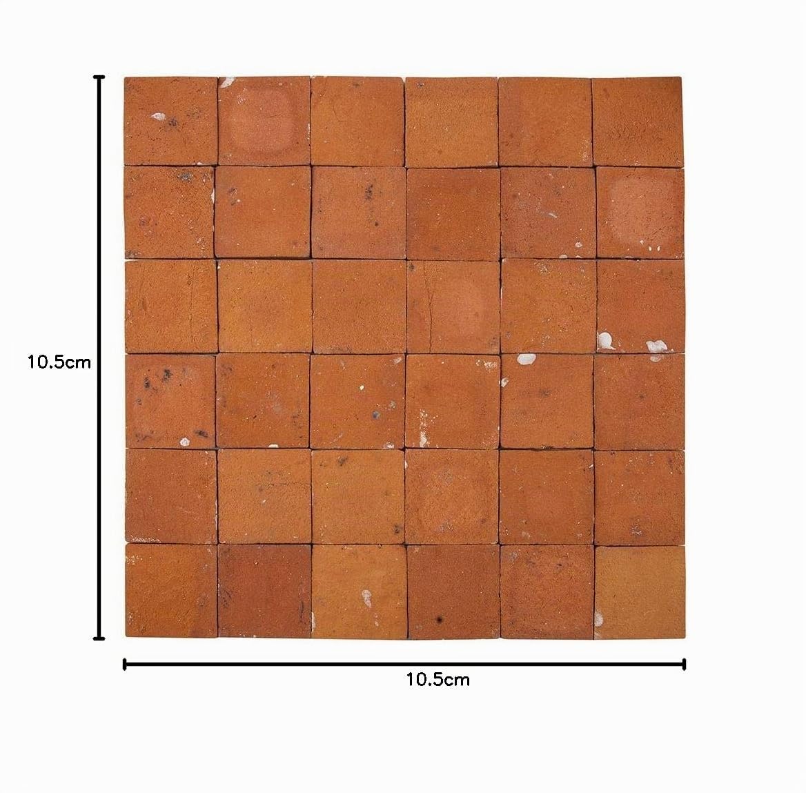 Cerames azulejos de mosaico Talavera Azul - 30 azulejos decorativos de cerámica mexicana para baño, ducha, escaleras, pared posterior de la cocina | azulejos de mexicanos 10,5x10,5 cm
