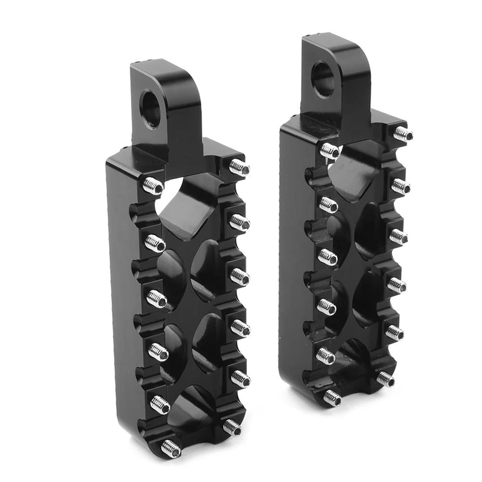 Estriberas Traseras Motocicleta Para HAR&LEY Dyna Wide Glide FXDWG FXDB FXDF FXDL Accesorios Motocicleta 1 Par Pedales Reposapiés Negros Estriberas Motocicleta