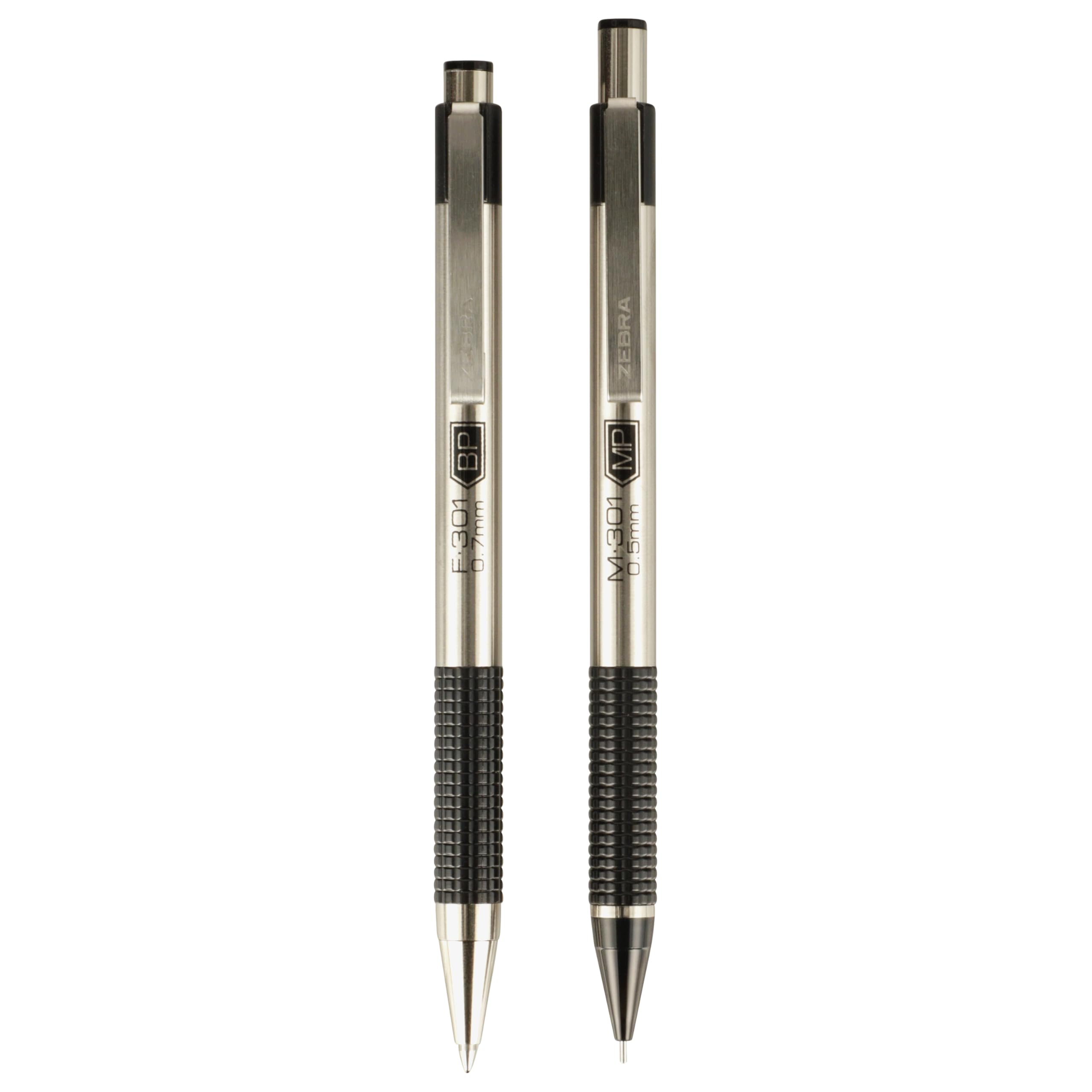 Amazon.com: Zebra Pen Stainless Steel Writing Set, M-301