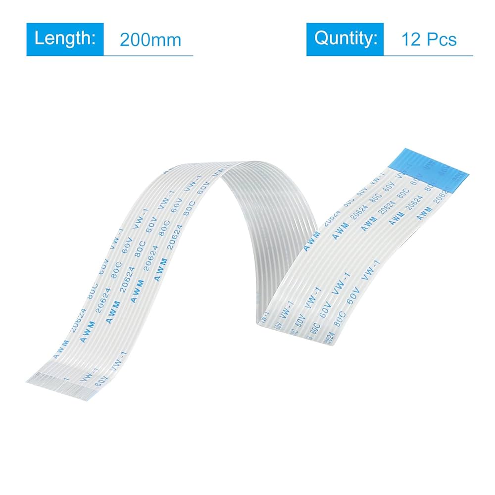 Amazon.co.jp: uxcell フレキシブルフラットケーブル 延長リボン