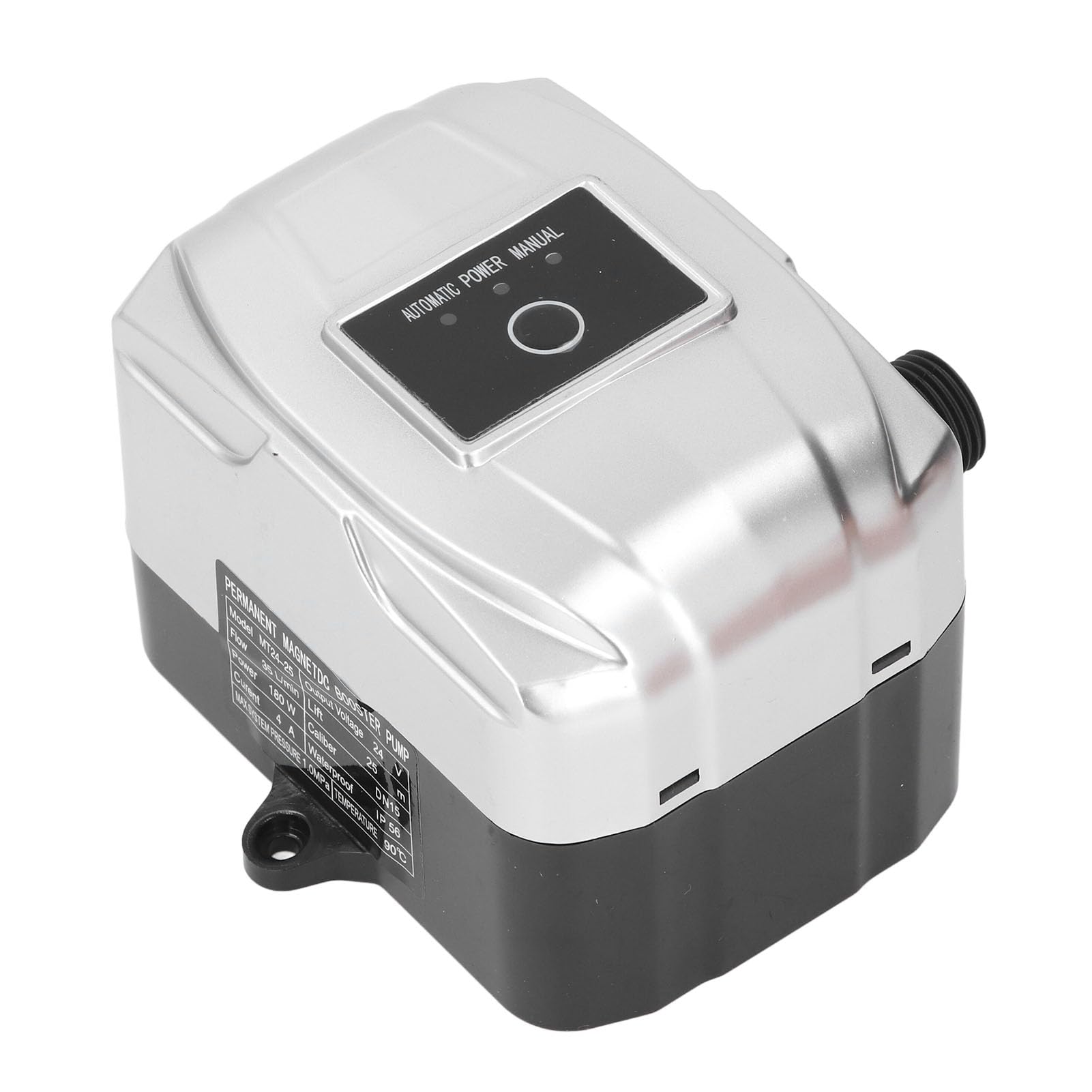 Fafeicy Bomba de Refuerzo Automática para el Hogar, 180 W, 25 M de de Elevación, 35 L/min, Autocebante, Silenciosa, con Arranque y Parada Inteligentes para Calentador de Agua de Jardín,