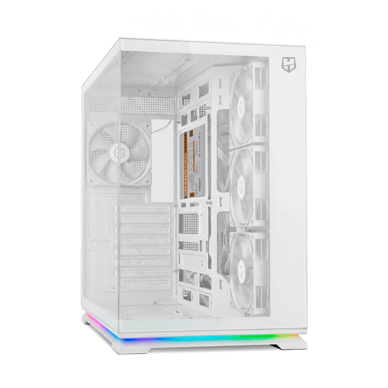 Caja Gaming Semitorre Nox Hummer Galaxy/ Blanca