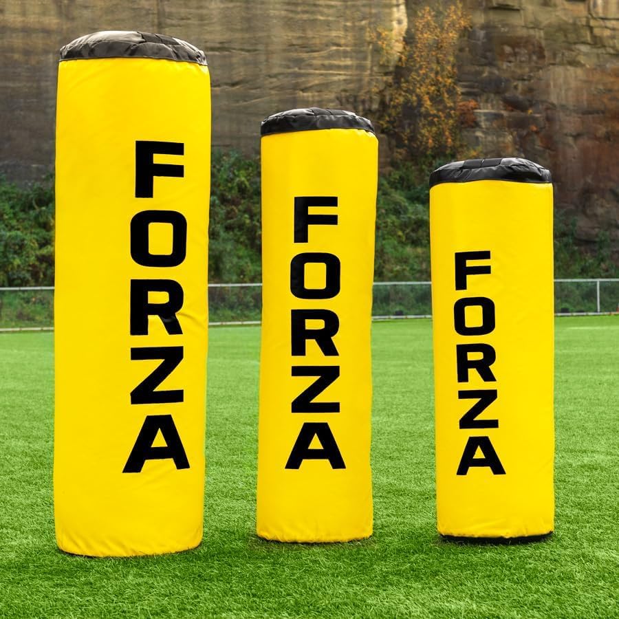 FORZA Sac de Plaquage de Rugby de Pleine Hauteur | Équipement d'Entraînement Durable | Matériau Qualité Industrielle Résistant aux Intempéries | Tous Les Âges...