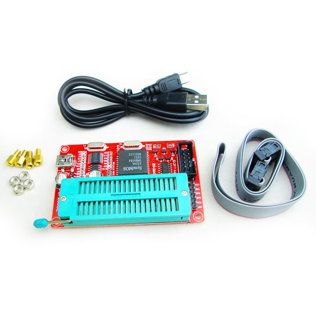 HiLetgo 51 Microcontroller Programmer SP200SE USB Burner Support AT89C52 24C02 93C46 300 Variety of Chips
