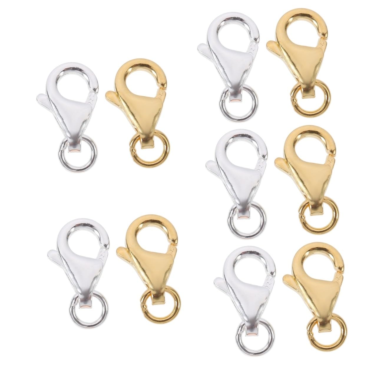 ARTIBETTER 10 Set Fermagli per Gioielli e Chiusure per Collane e Bracciali Accessori per Fai da Te e Creazioni Artigianali Materiali per Unici Progetti Diy