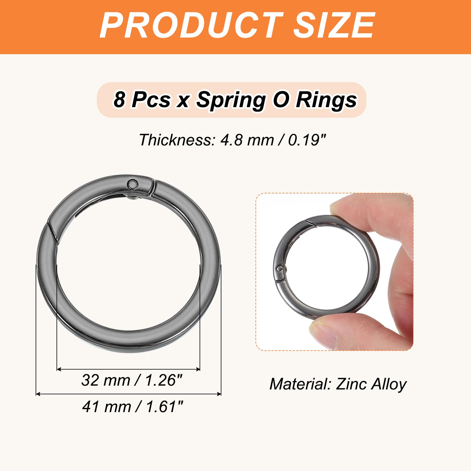 PATIKIL Spring O Rings - Image 2