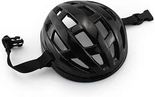 Miniatura 9 de KANGQL Casco de seguridad para perro y motocicleta con correa ajustable para la barbilla, casco de moda para perros y gatos, casco para mascotas,