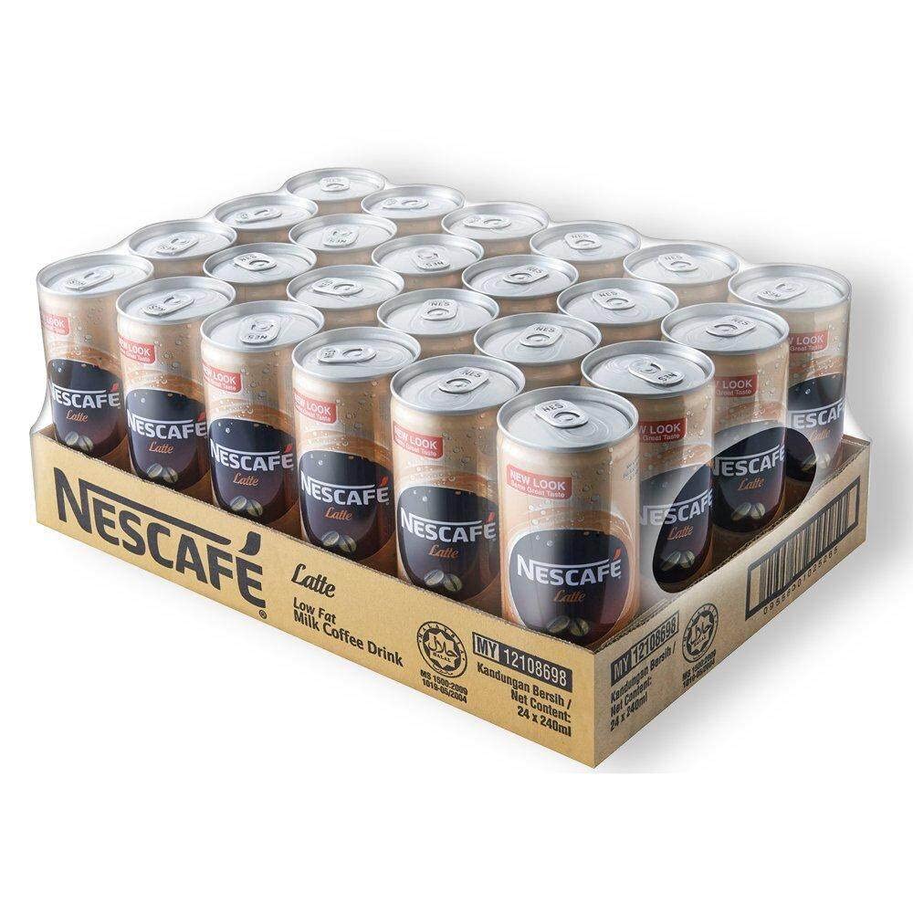 Nescafe Coffee Latte 240ml Cans Ready to Drink (Pack of 24pcs X 240ml) Imported