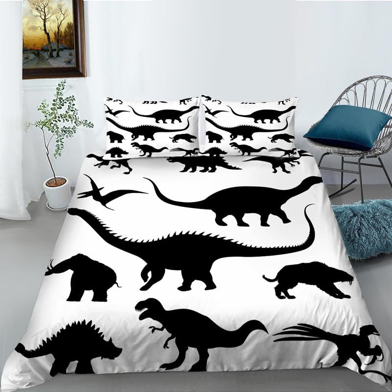 Housse de couette 240 x 260 anti-plis en microfibre respirante pour lit deux personnes