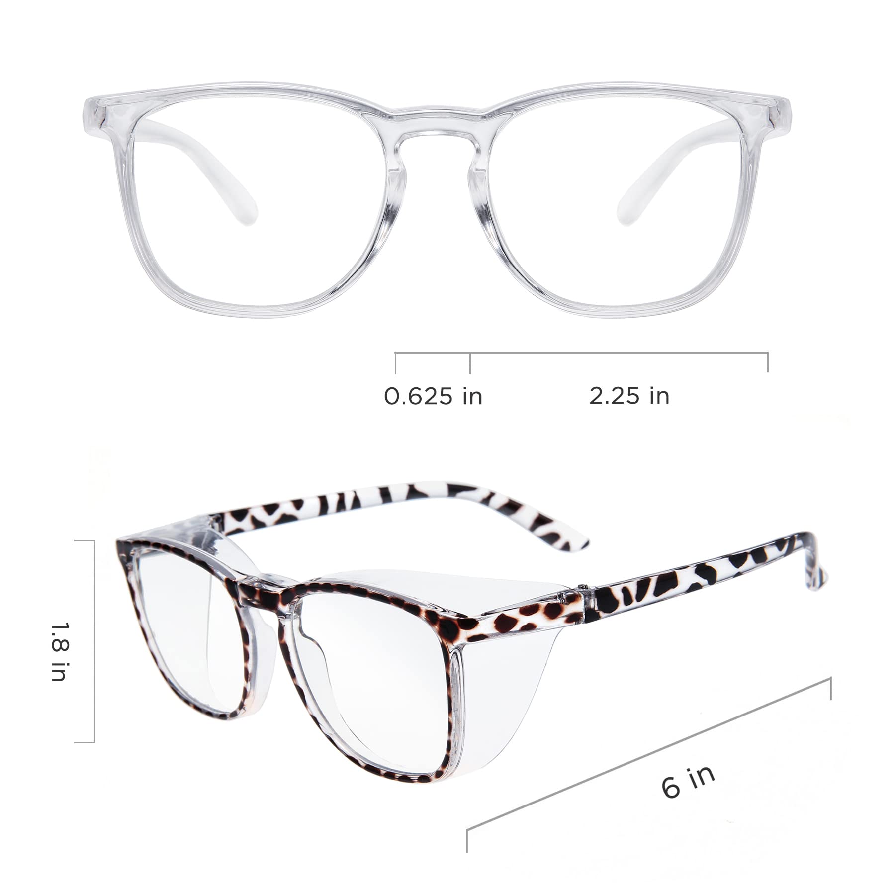 JOO'RTI Schutzbrille, beschlagfrei, Anti-Blaulicht, staubdicht, Schutzbrille für Frauen und Männer