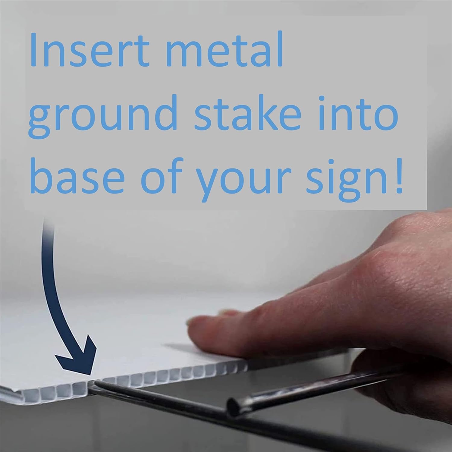 KBUYARKES Blank Yard Signs with Stakes, 5 Pack 12x18 Inches White Plastic Yard Signs with H-Stakes,Suitable for Graduation Yard Signs,Garage Sale Signs,Yard Sale Signs,Custom Signs (White) : Patio, Lawn & Garden