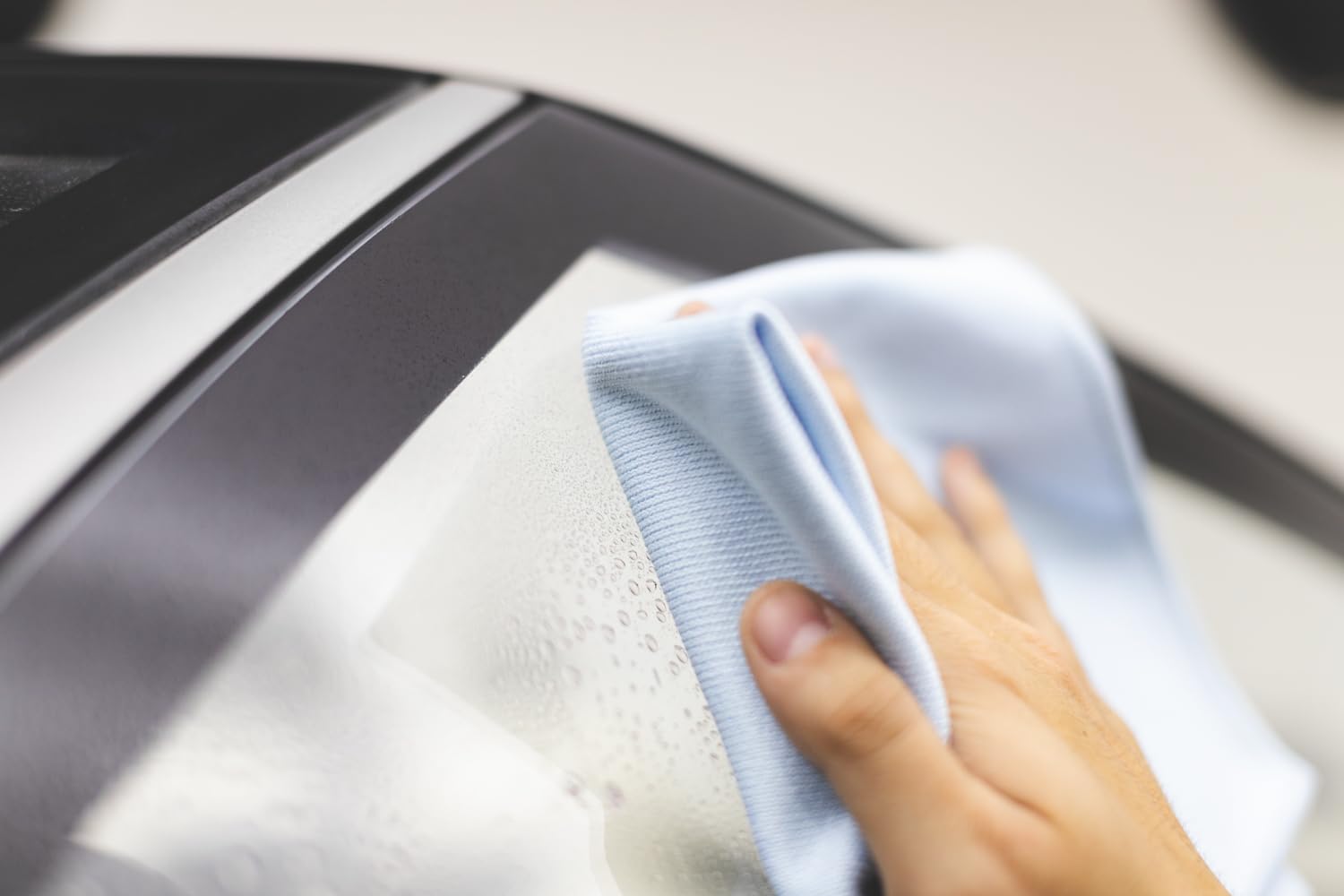 The Rag Company - Premium Window Glass Mirror Chrome Detailing Towels - Professional Korean 70 30 Microfiber Blend — view 6