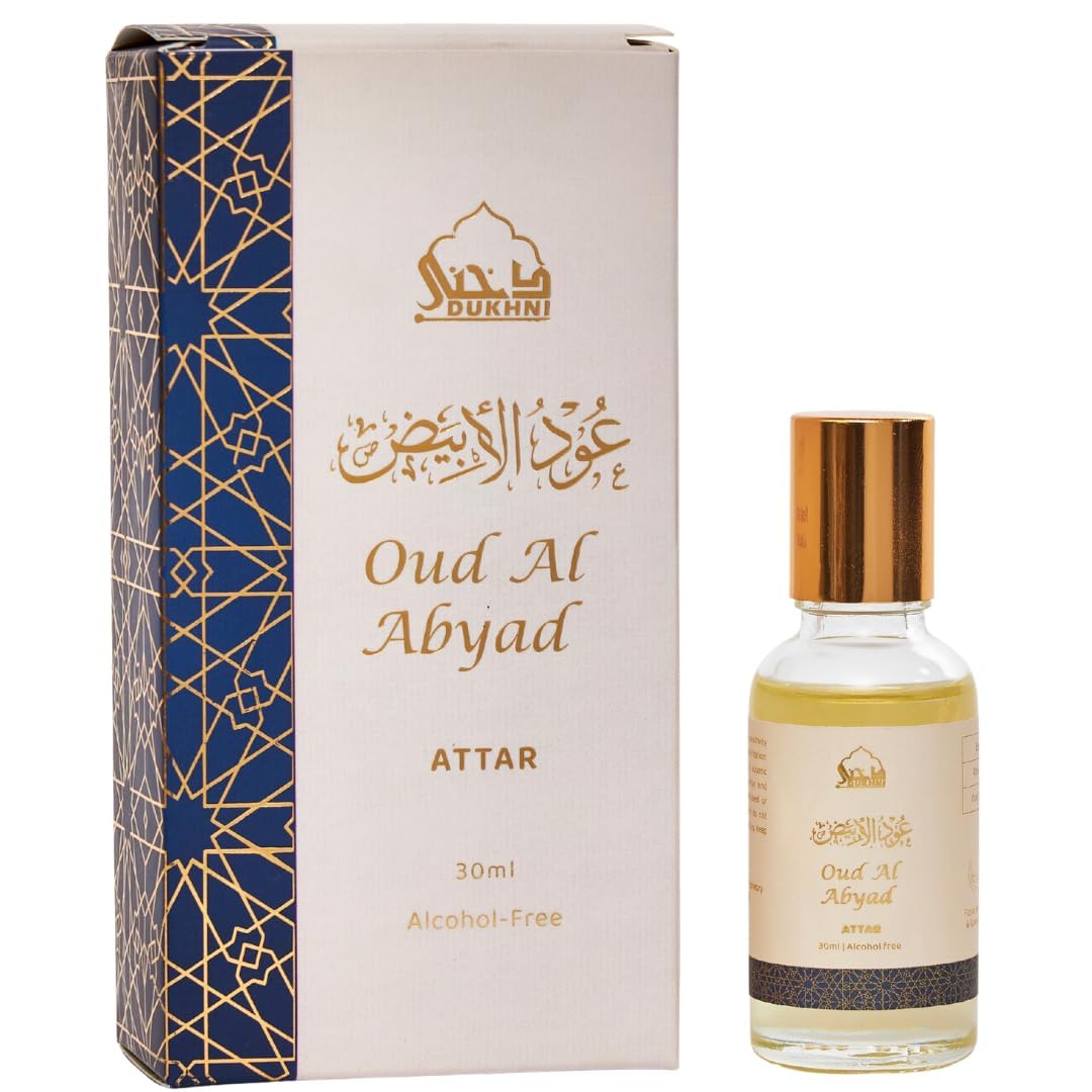 White Oud Attar Oil | 30ml Abyad Roll On Perfume oil