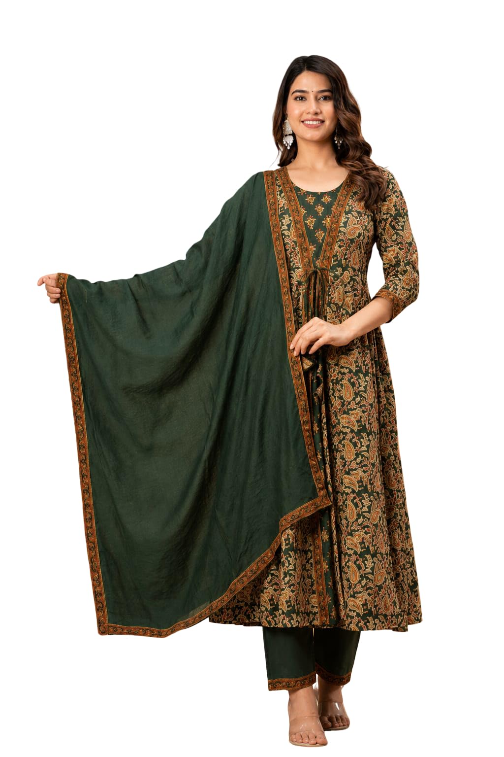 kyra fashion jaipur Women’s Cotton Kurta Pant Set with Printed Design & Dupatta | 3 Piece Ethnic Outfit-picture-28