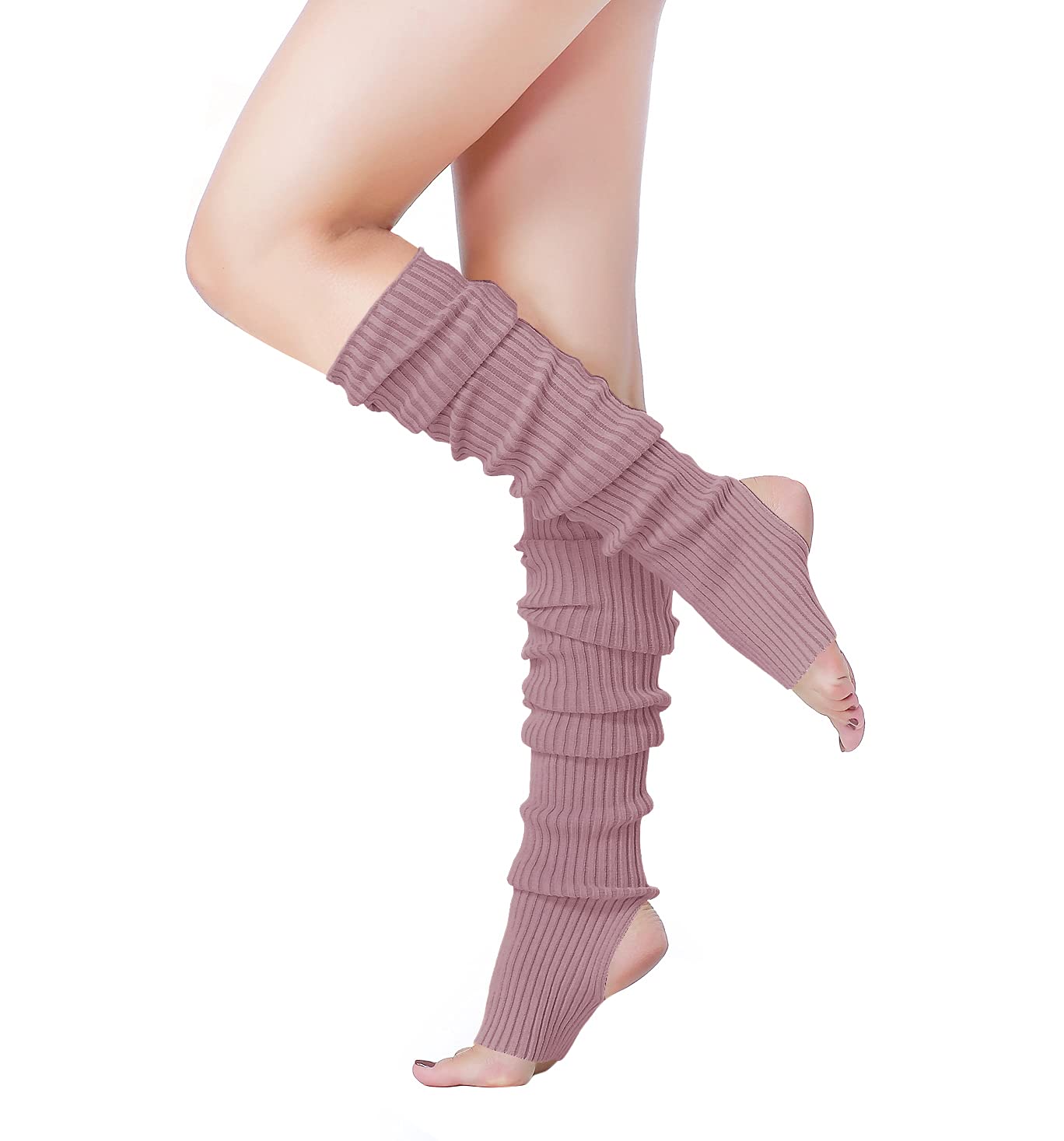 v28 Women’s Neon Knit Leg Warmer for 80s Party Dance Sports Yoga