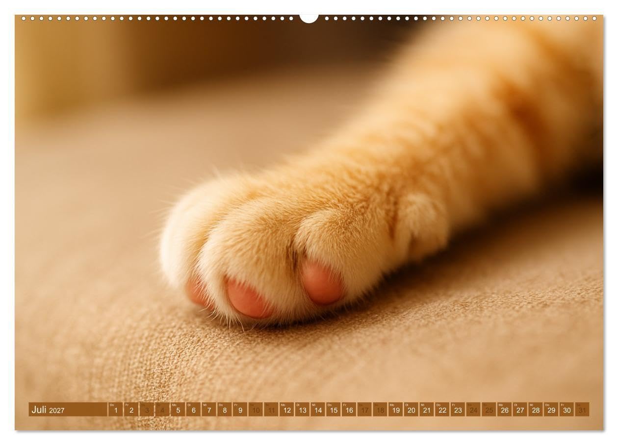 Katzenblicke – Eleganz und Anmut (hochwertiger Premium Wandkalender 2027 DIN A2 quer), Kunstdruck in Hochglanz: Kunstvolle Katzenbilder fürs ganze Jahr (CALVENDO Tiere)