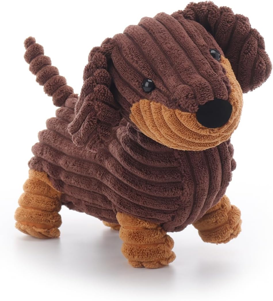 Apricot Lamb Henry Dachshund Stuffed Animals for Kids, Soft Cute Plush Toys for Baby Girl and Boy, 10.6 Inches