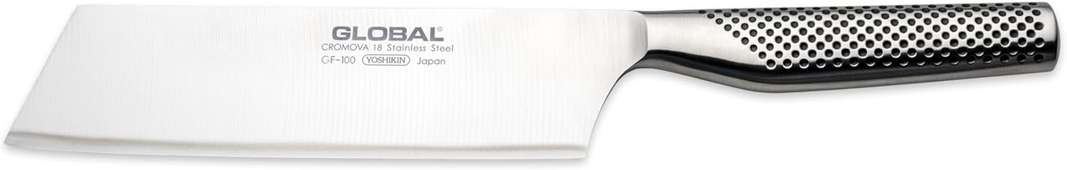 Global Model X 7" Nakiri Knife - Made in Japan - Heavy Duty Chopper