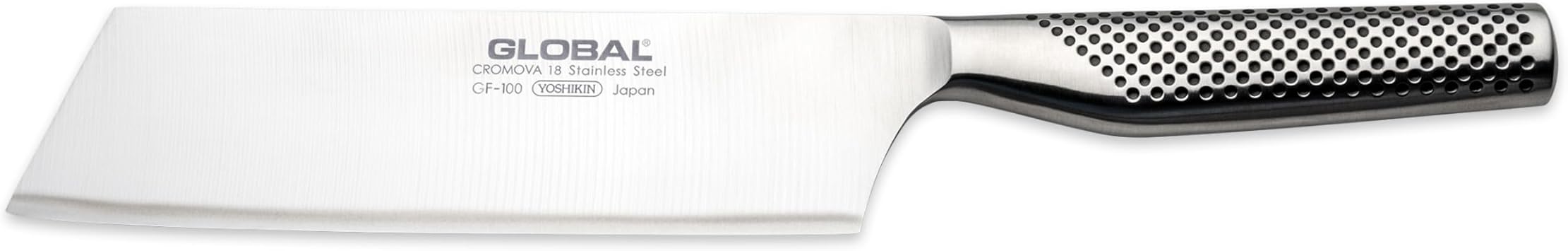Global Model X 7" Nakiri Knife - Made in Japan - Heavy Duty Chopper