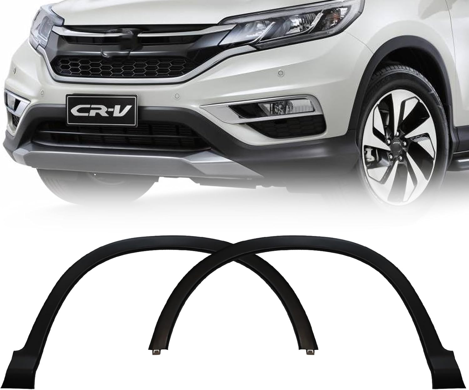 Wheel Arch Trim, Fender Trim 74115T0AA02, 74165T0AA02, For 2012-2016 Honda CR-V Front Driver and Passenger Side