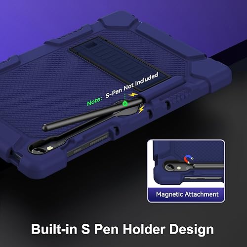Miniatura 6 de MARIWIVI Funda para Samsung Galaxy Tab S9 de 11 pulgadas 2023Galaxy Tab S9 FE 5G de 10.9 pulgadas, funda protectora para Samsung Tab S9 con soporte