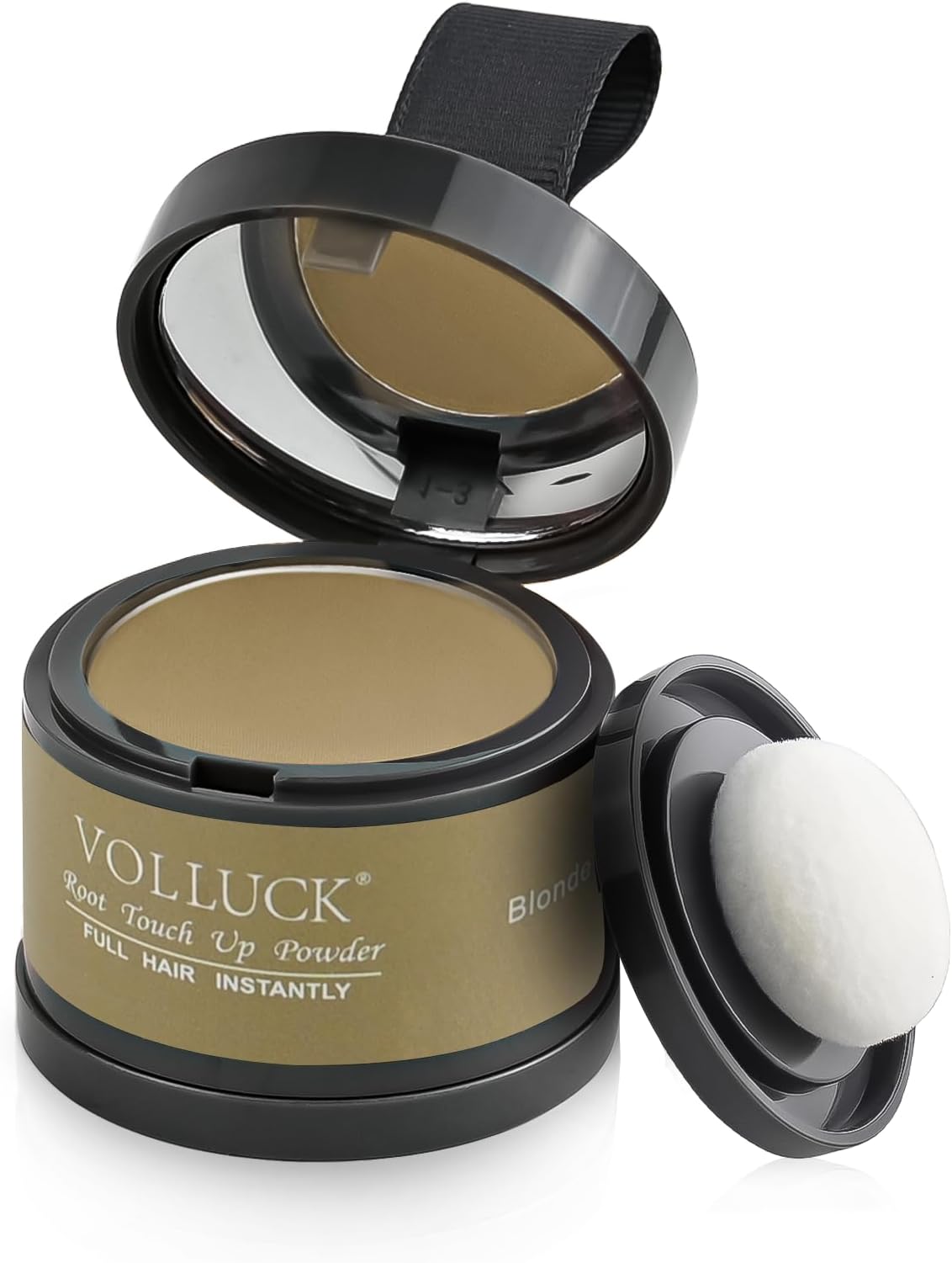 Root Touch up Powder, Instant Hairline Powder for Thinning Areas and Gray Hair Coverage, Natural and Non-greasy Root Cover up for Women and Men (Blonde, 0.14 Ounce)