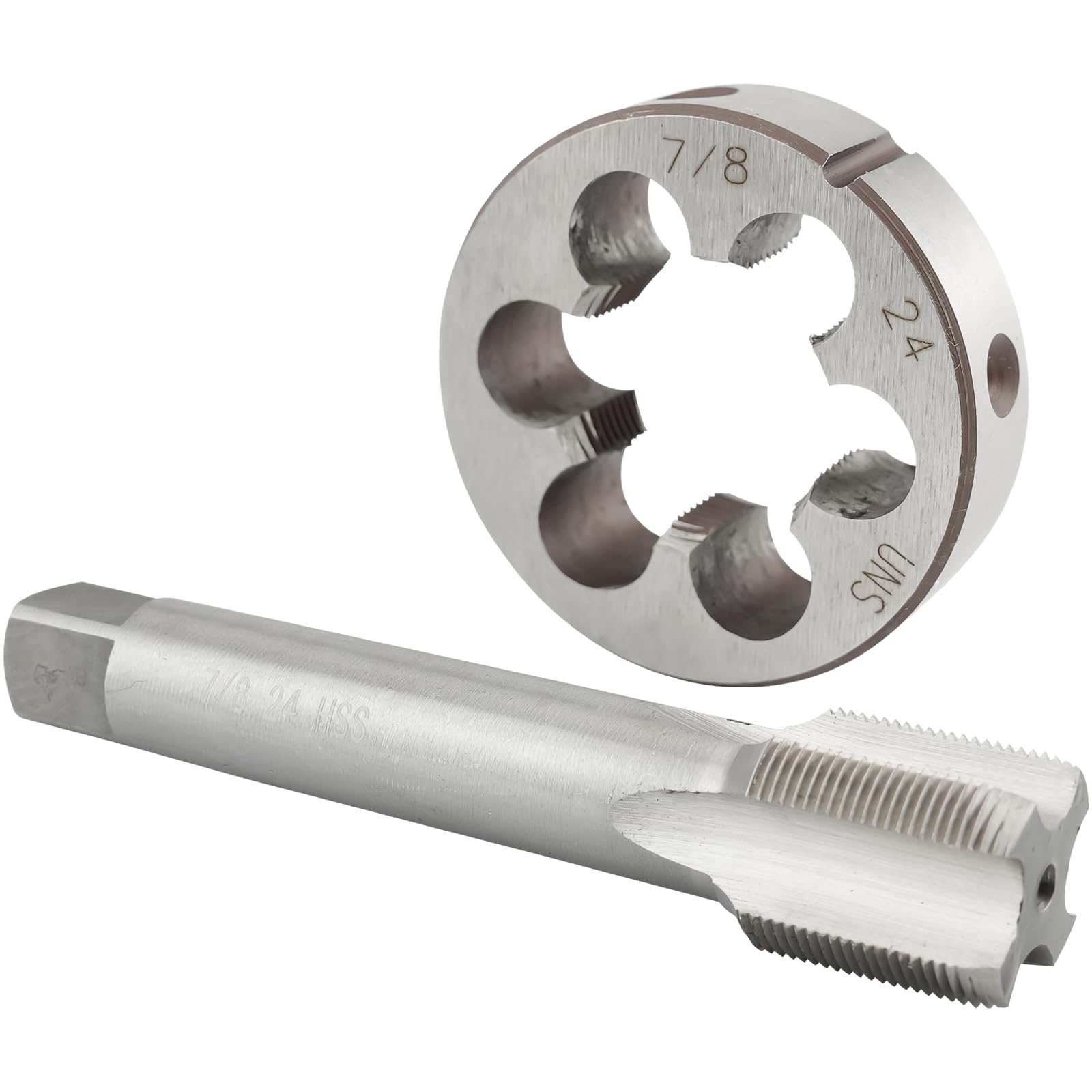 Burkit 7/8"-24 UNS Tap and Die Set Right Hand