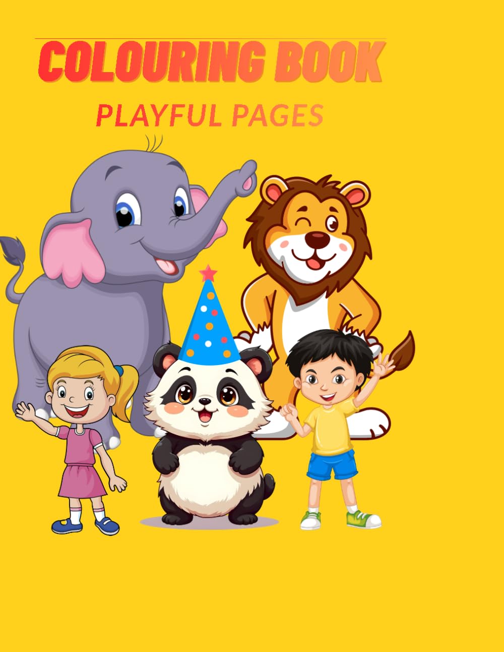 Colouring Book: Playful pages