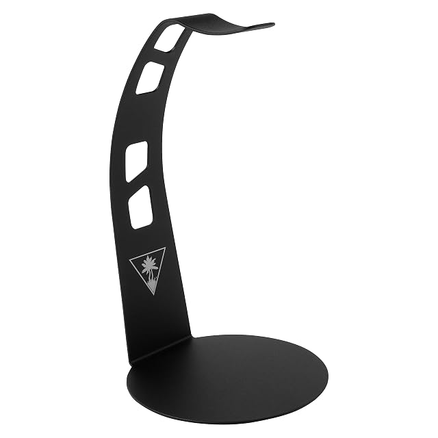 Turtle Beach Ear Force HS2 Universal Gaming Headset and Headphones Stand Featuring a Sturdy Metal Body Rubber Feet