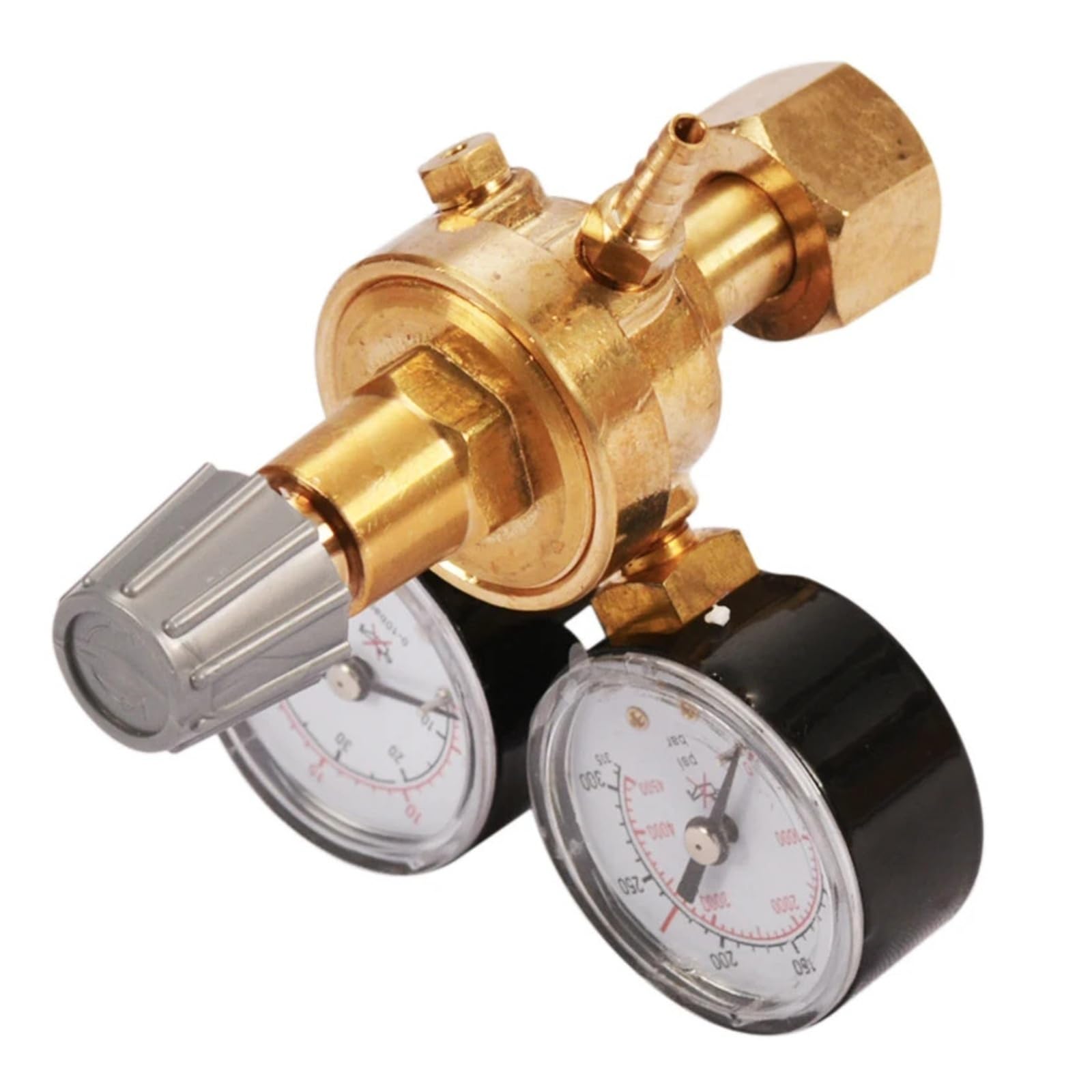 Argon Pressure Reducing Gauge Argon CO2 Gauges Pressure Reducer Mig Flow Meter Control Valve Dual Gauge Welding Regulator | Air Pressure Regulator