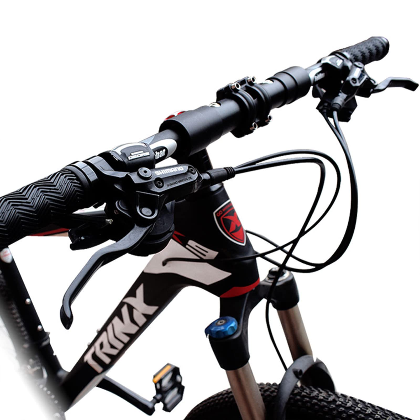 Desconocido Plegable Manillar Bici MTB Manillar Integrado Carretera Plano Manillar Manillares Bici Aleación de Aluminio Manillares Bicicleta Montaña Carbono