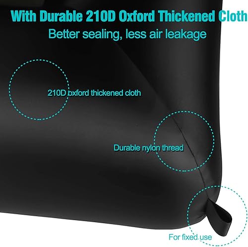 Miniatura 4 de Pantalla de proyector de 22 pies  Pantallas inflables de cine para cine al aire libre e interior  Incluye cuerda, soplador, estacas de tienda de