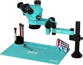 Microscópio trinocular estéreo, rotação de 360°, suportes articulados para braço articulado, reparo de PCB, reparo de PCB, câmera termográfica 4K C39 (conjunto 7050PR0-F019-2K)