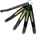 NEIKO 01323A Ensemble de tournevis décalés ultra bas profil | 5 pièces | Acier S2 | Phillips, Pozidriv et fente