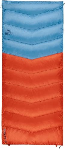 Kelty Galactic Down - Saco de dormir de 30 grados, 550 Fill Power RDS rastreable, mochilero y campamento, cremallera juntos para saco de dormir 2P