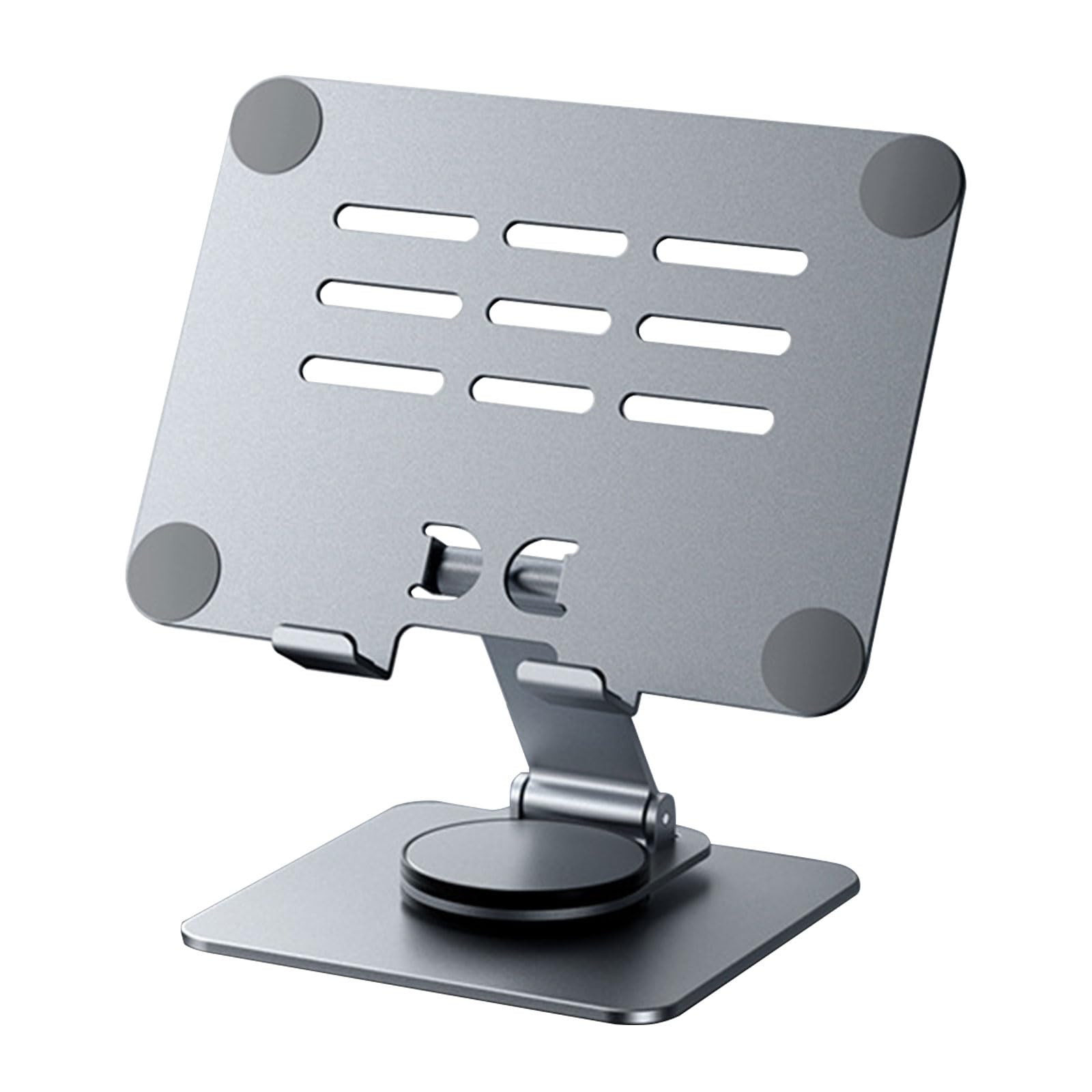Support ordinateur portable rotatif au bureau pour un espace de travail épuré