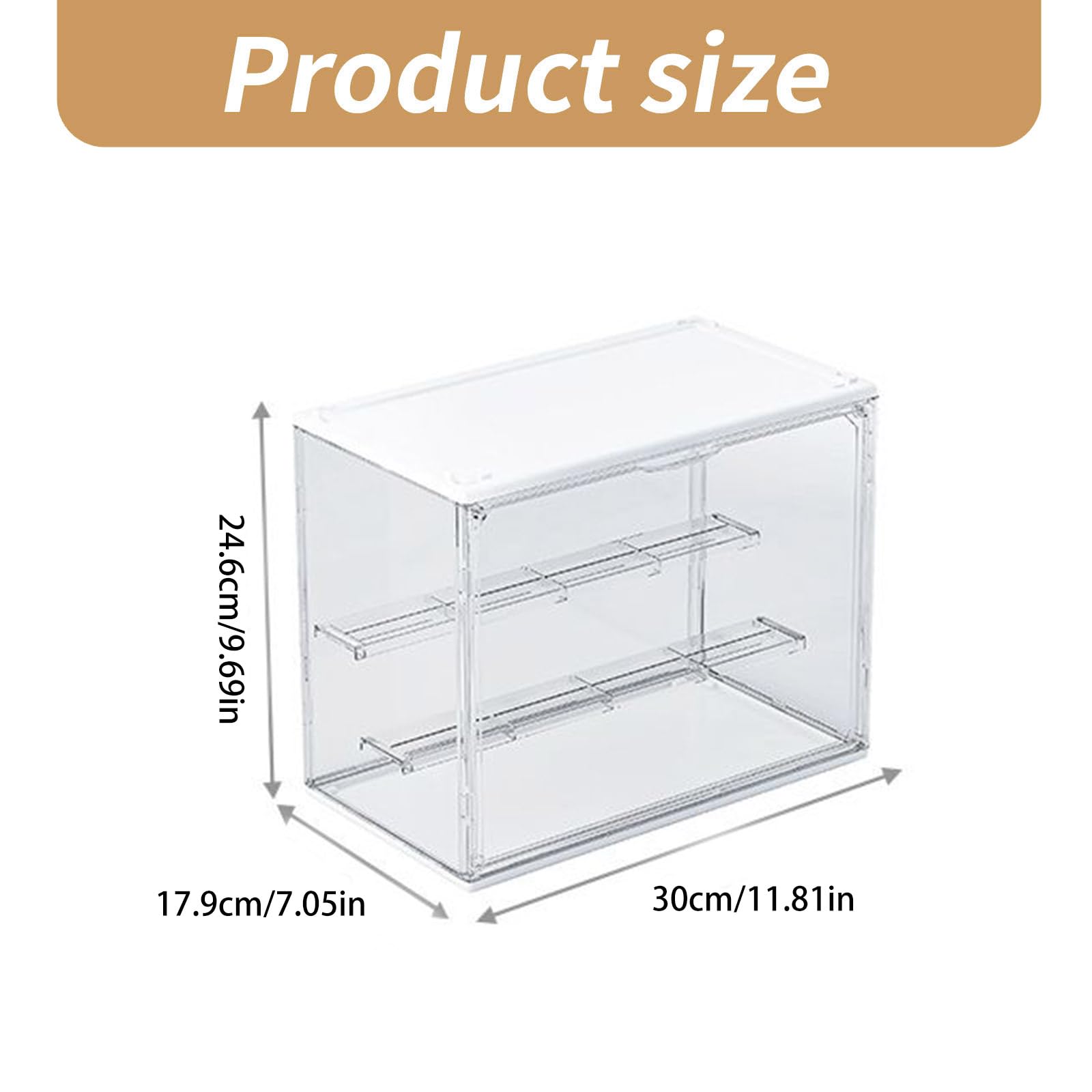 Versatile Organizzatori Pratica Figurine Storage Case con serratura sicura per vari tesori