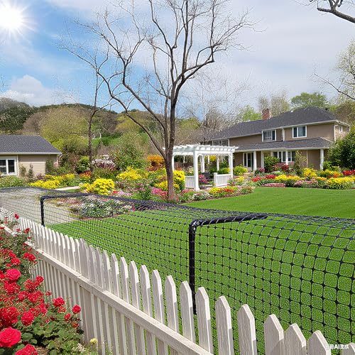 Nuwovwo 50FT Cat-Proof Fence Topper System | 24