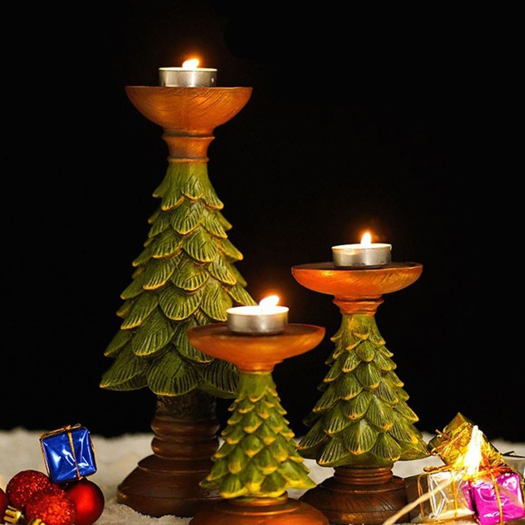 Candlestick Holders Christmas Tree Candle Holder Candle Holders for Table Centerpiece (Size : B)