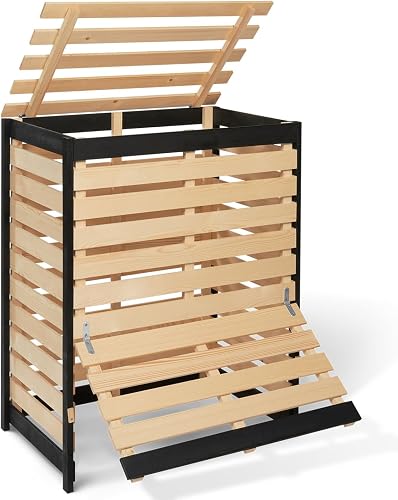 Bac de compostage en bois 360 L IDMarket