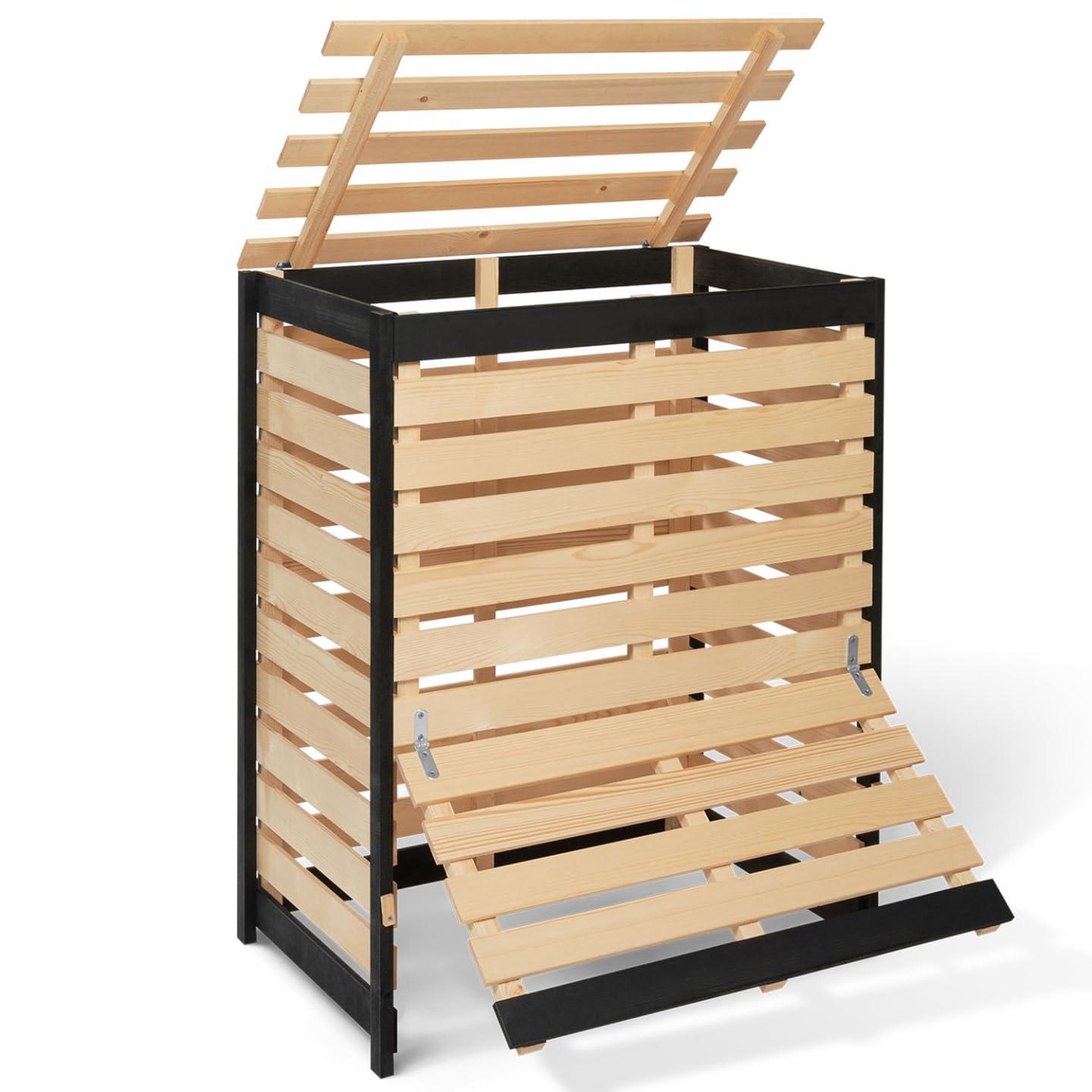 IDMarket - Bac de compostage en Bois 360L