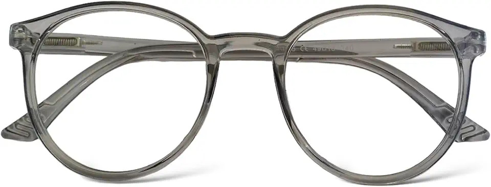 Óculos Redondo Geek Masculino Feminino Armação Sem Grau Moda