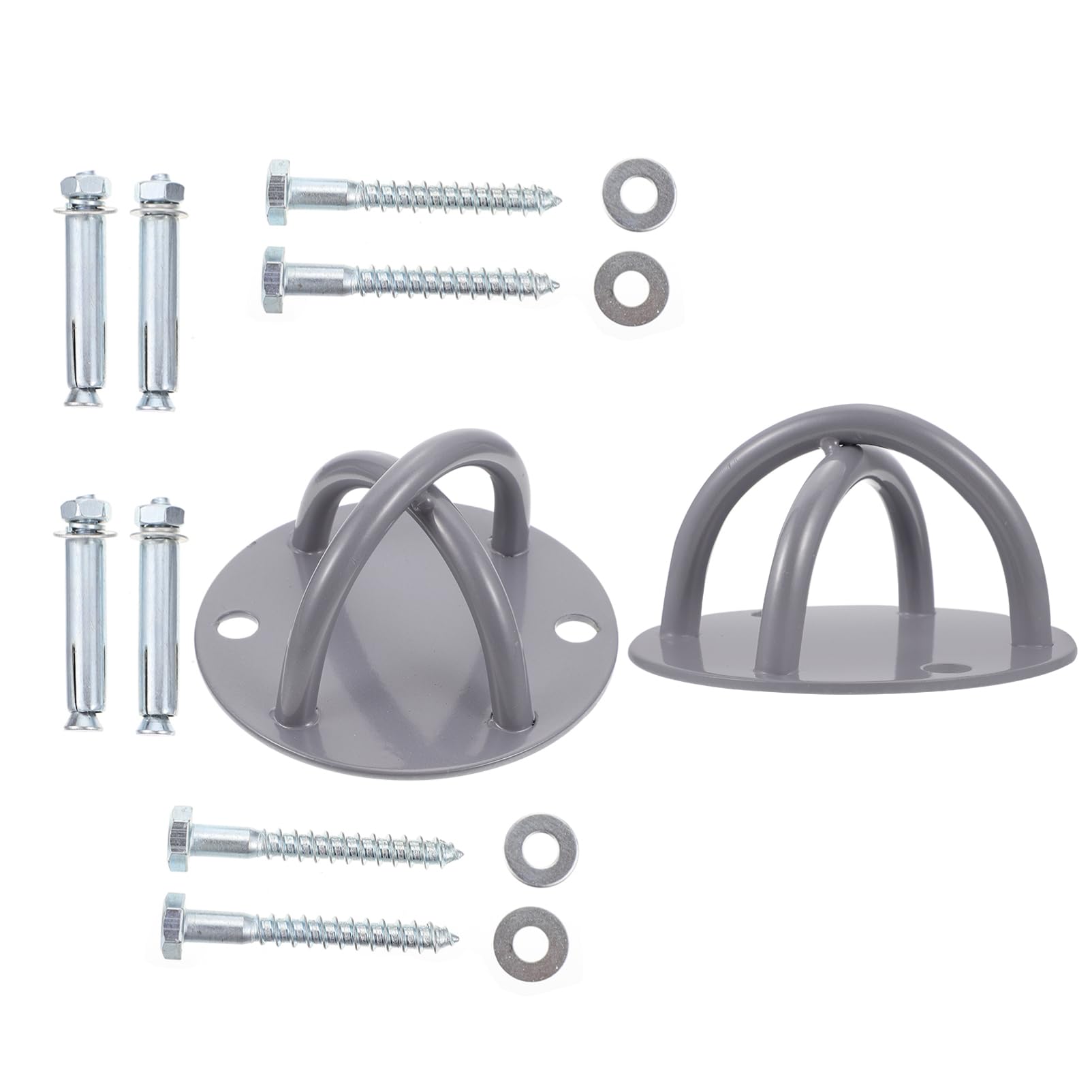 Totority Hammock Fixed Plate 2 Sets Super Strong Hangers Sandbag Hanger Wall Mount Bracket for Gymnastic Rings