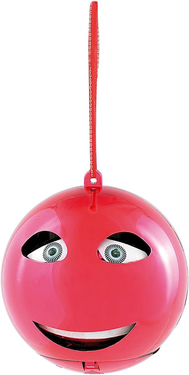 infactory Singing Christmas Tree Bauble Red Amazon.co.uk Home & Kitchen