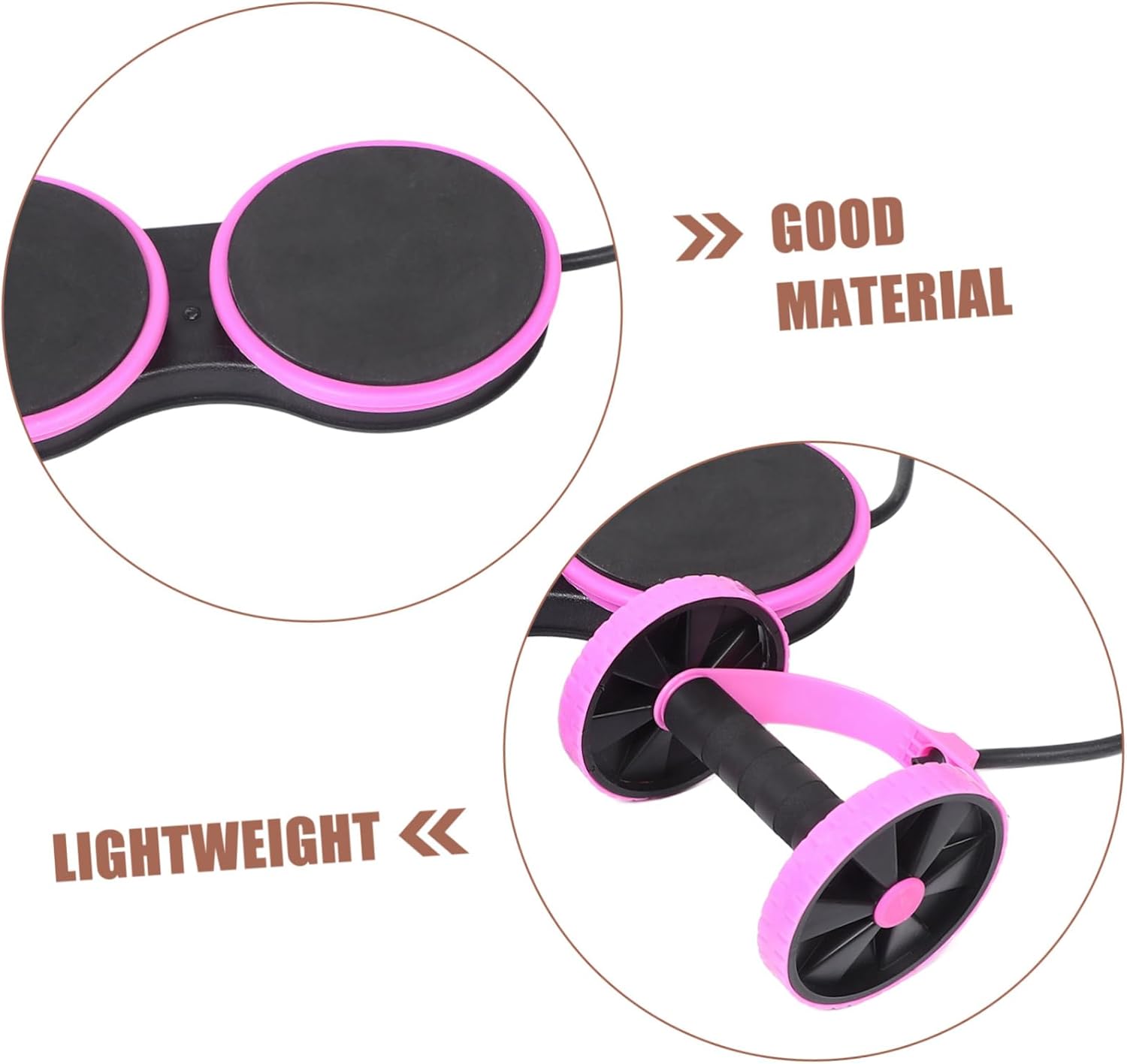 Detachable Pulling Rope Wheel Multi-functional Fitness Equipment for Arm and Waist Exercise Resistance Tool for Home and Gym Workouts